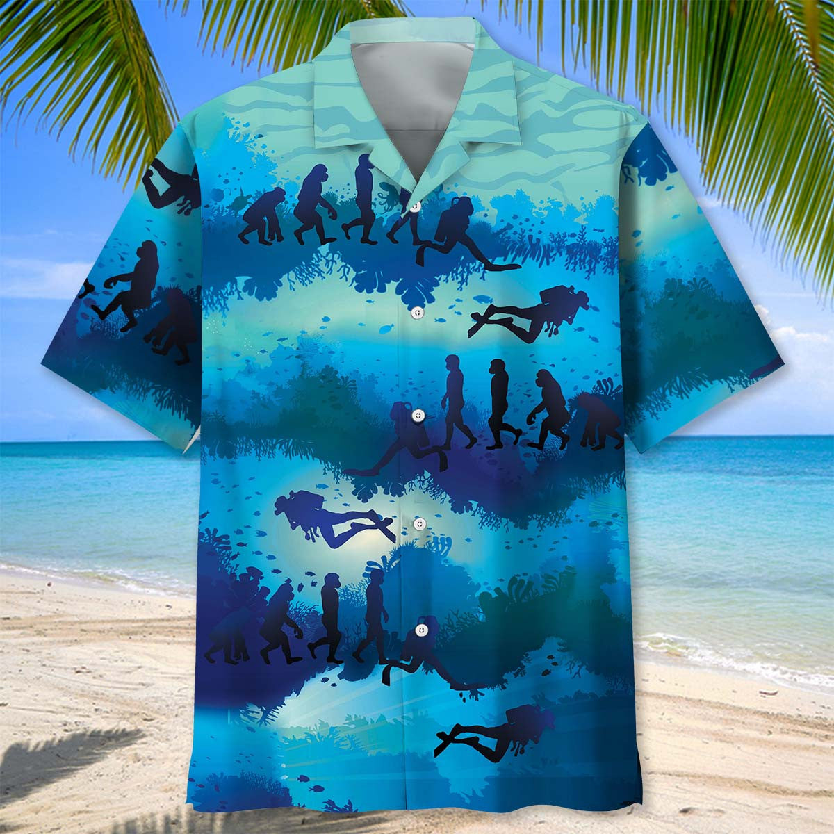 Scuba Diving Revolution Hawaiian Shirt