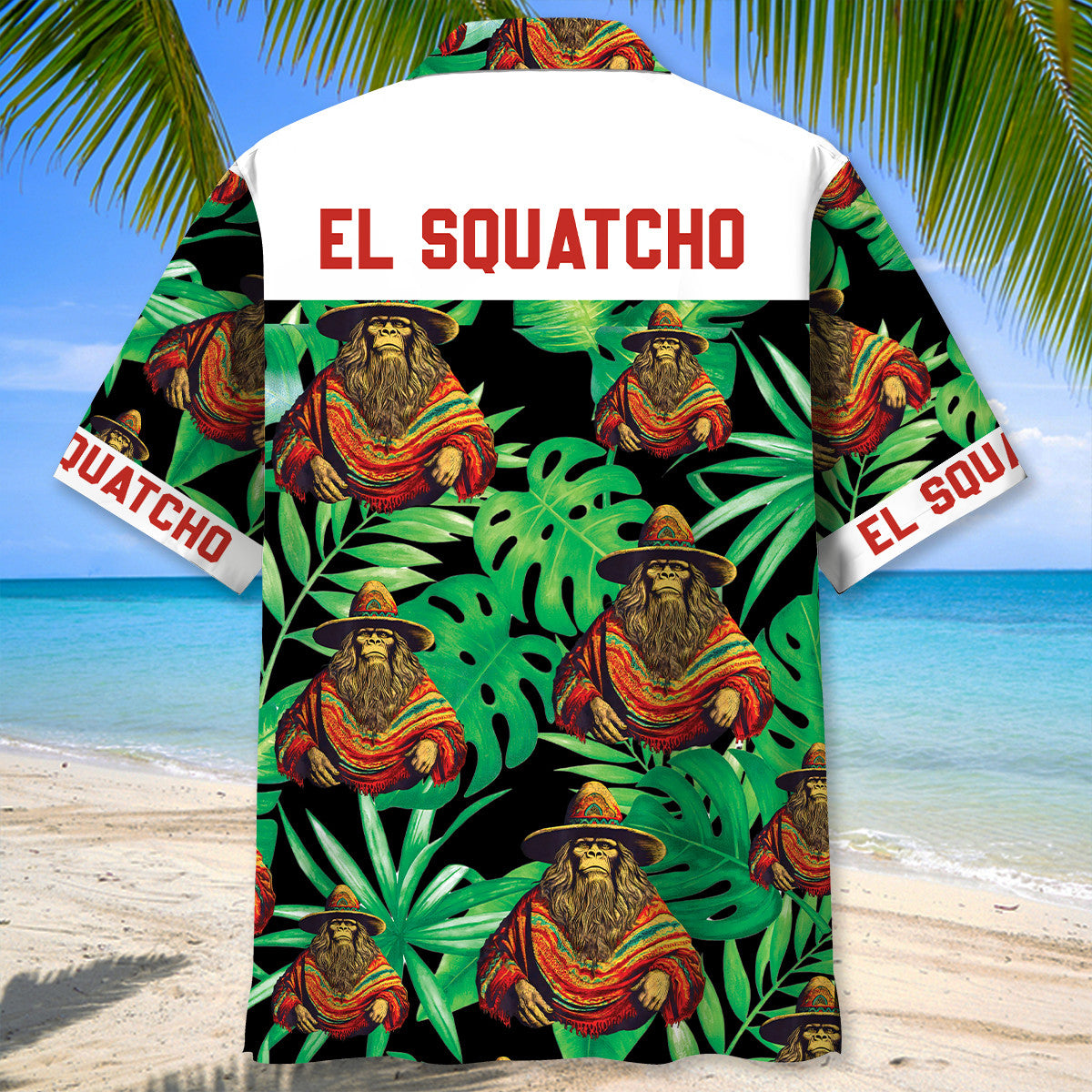 Sasquatch Poncho Hawaiian Shirt