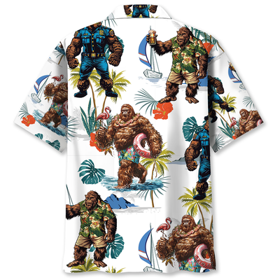Summer Bigfoot Hawaiian Shirt
