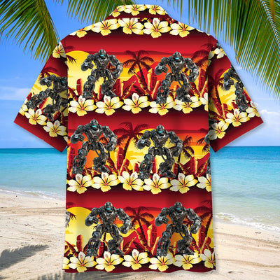 Tropical Robotic Hawaiian Shirt