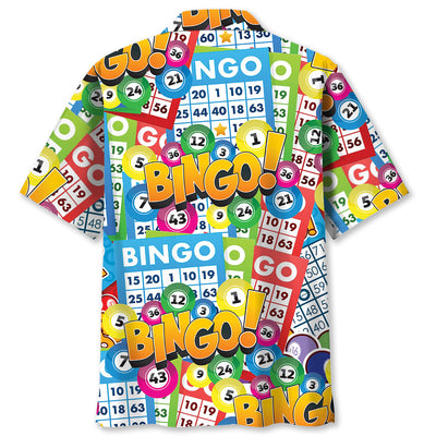 Retro Bingo Lover Hawaiian Shirt