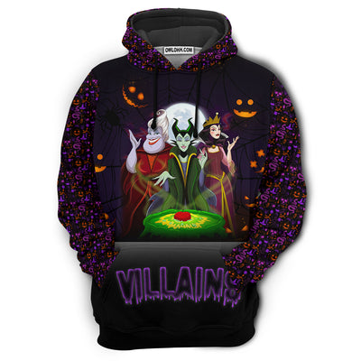 Villains Halloween Disney Unisex Hoodie - Owlsmatrix