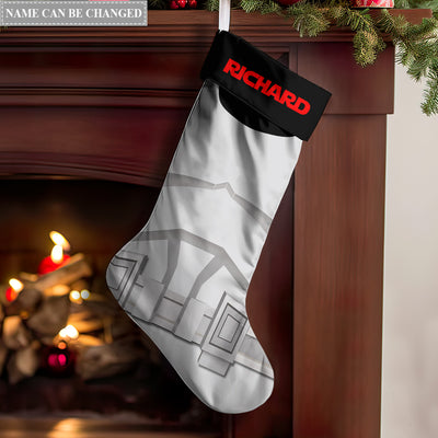 Christmas Star Wars Stormtrooper Cosplay Personalized - Christmas Stocking