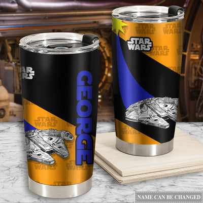 Star Wars Milenium Falcon Gift For Fan Personalized - Tumbler