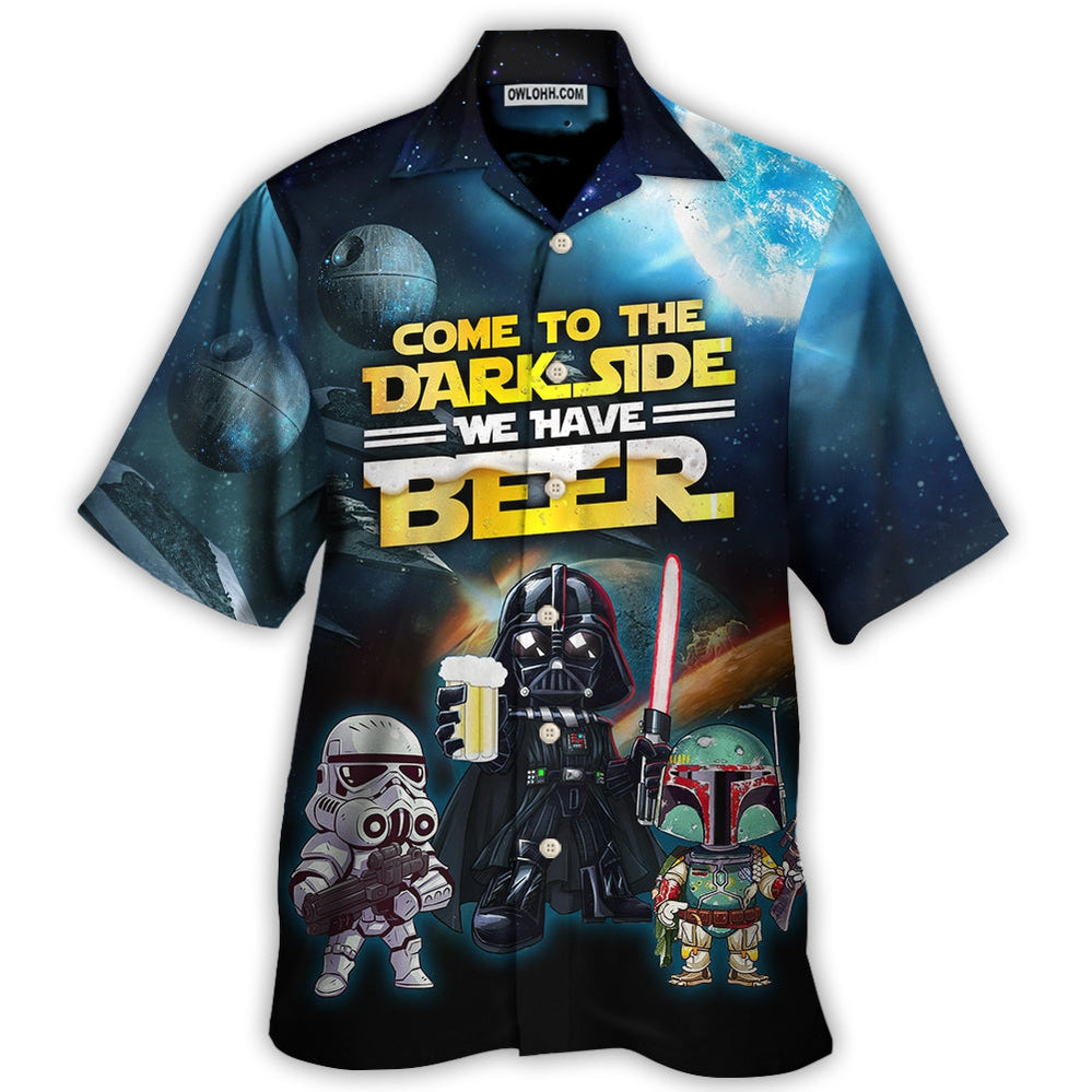 SW Stormtrooper Darth Vader Boba Fett - Hawaiian Shirt - Owl Ohh-Owl Ohh