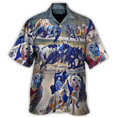 Dog Racing Has Been In Steep Decline For Years Greyhound - Hawaiian Shirt - Owls Matrix LTD