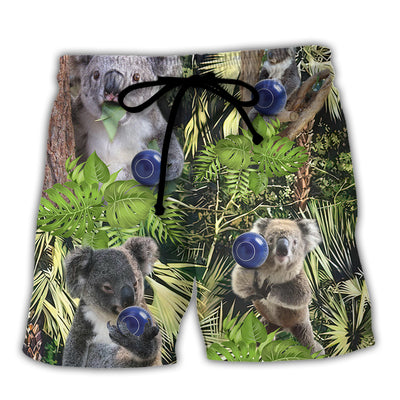 Lawn Bowling Koala In Jungle Play Lawn Bowling - Beach Short - Owls Matrix LTD