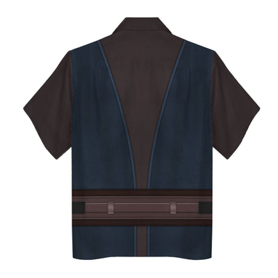 Star Wars Anakin Skywalker's Jedi Robes Costume - Hawaiian Shirt