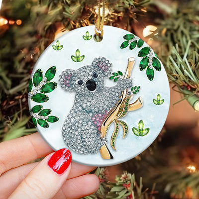 Koala Advice From A Koala - Circle Ornament - Owls Matrix LTD