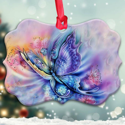 Butterfly Color Art Romantic - Horizontal Ornament - Owls Matrix LTD