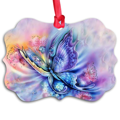 Butterfly Color Art Romantic - Horizontal Ornament - Owls Matrix LTD