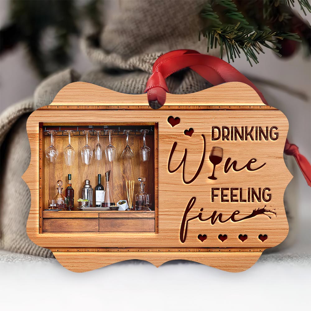 Wine Feeling Fine Style - Horizontal Ornament - Owls Matrix LTD