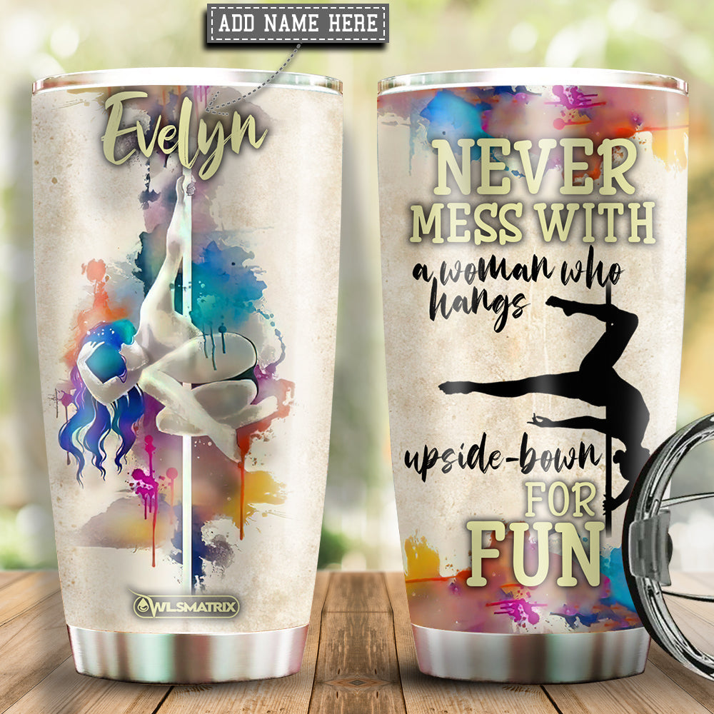 Pole Dance In My Heart In Night Personalized - Tumbler - Owls Matrix LTD