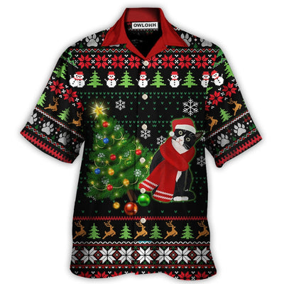 Hawaiian Shirt / Adults / S Cat Wreck The Tree Happy Ugly Style Christmas - Hawaiian Shirt - Owls Matrix LTD