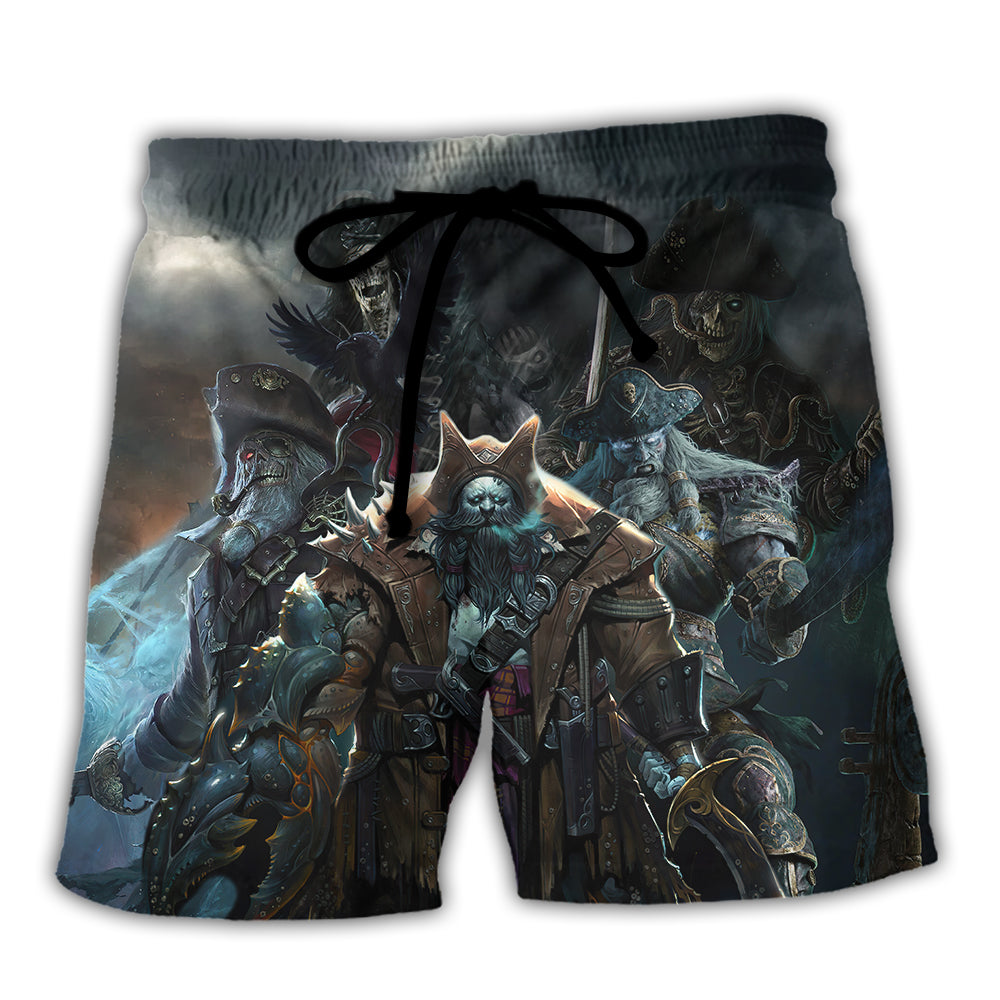 Pirate Dangerous Style - Beach Short - Owls Matrix LTD