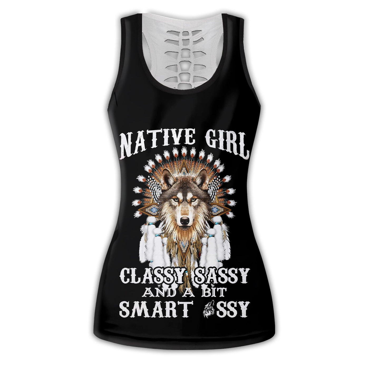 S Native Girl Smart Classy - Tank Top Hollow - Owls Matrix LTD