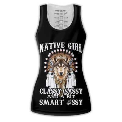 S Native Girl Smart Classy - Tank Top Hollow - Owls Matrix LTD