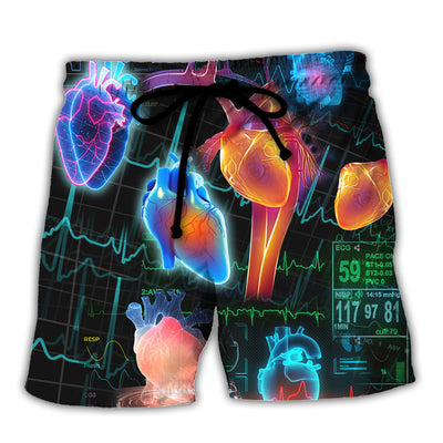 Cardiologist One A Cardiologist Always A Cardiologist - Beach Short - Owls Matrix LTD