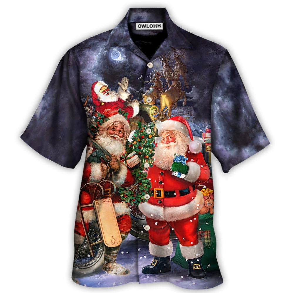Hawaiian Shirt / Adults / S Christmas Light In The Dark - Hawaiian Shirt - Owls Matrix LTD