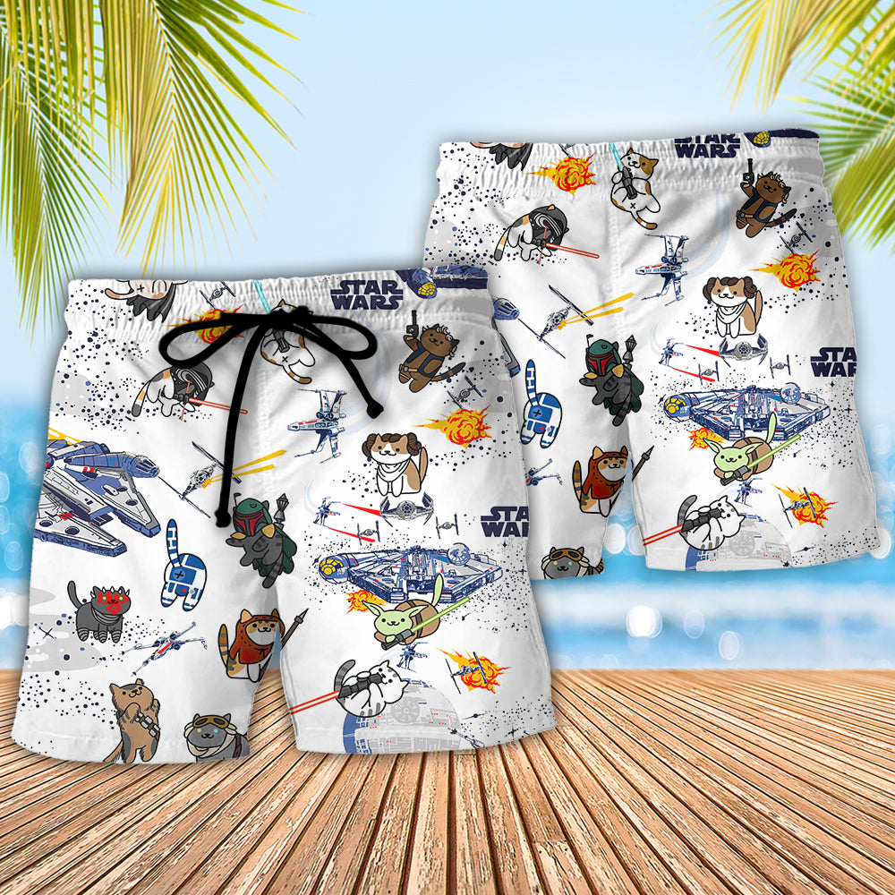 Star Wars Cats - Beach Short