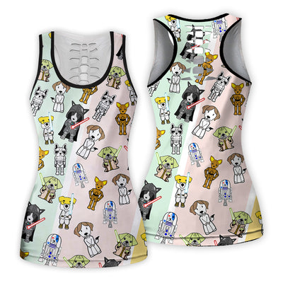 Cute Star Dogs - Tank Top Hollow