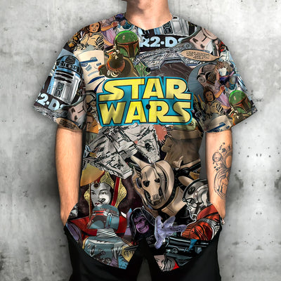 Starwars Congratulations. You Are Being Rescued - Baseball Jersey