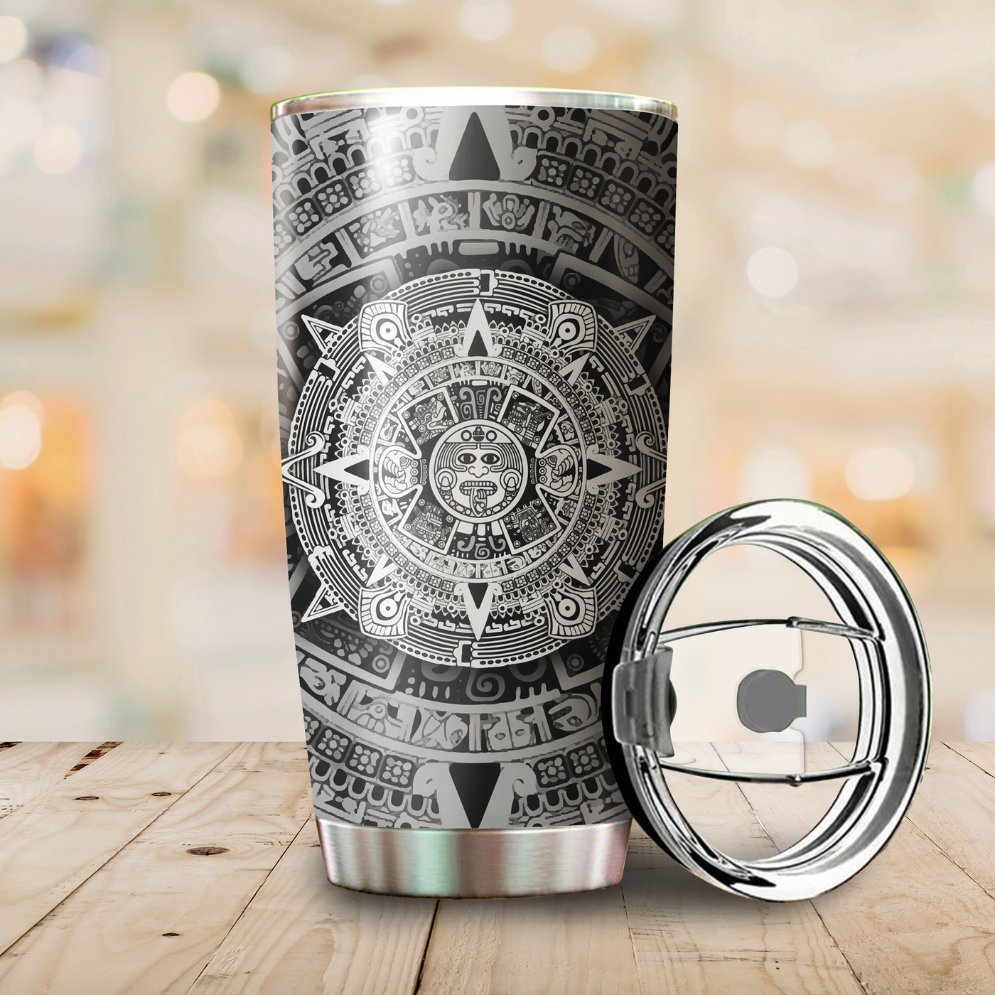 Aztec Mexico Cool Style Personalized - Tumbler - Owls Matrix LTD