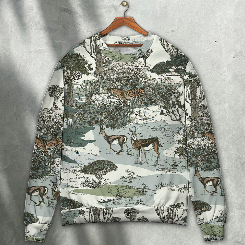 Hunting Cool Wild Life Wild Style - Sweater - Ugly Christmas Sweaters - Owls Matrix LTD