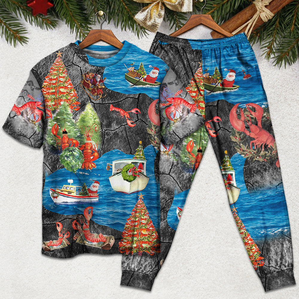 Christmas You Are My Lobster - Pajamas Short Sleeve - Owls Matrix LTD
