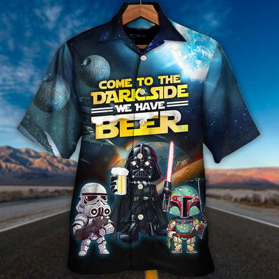 SW Stormtrooper Darth Vader Boba Fett - Hawaiian Shirt - Owl Ohh-Owl Ohh