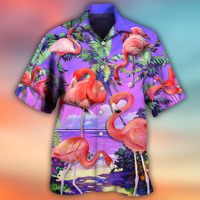 Flamingo Sweet Paradise Style - Hawaiian Shirt - Owls Matrix LTD