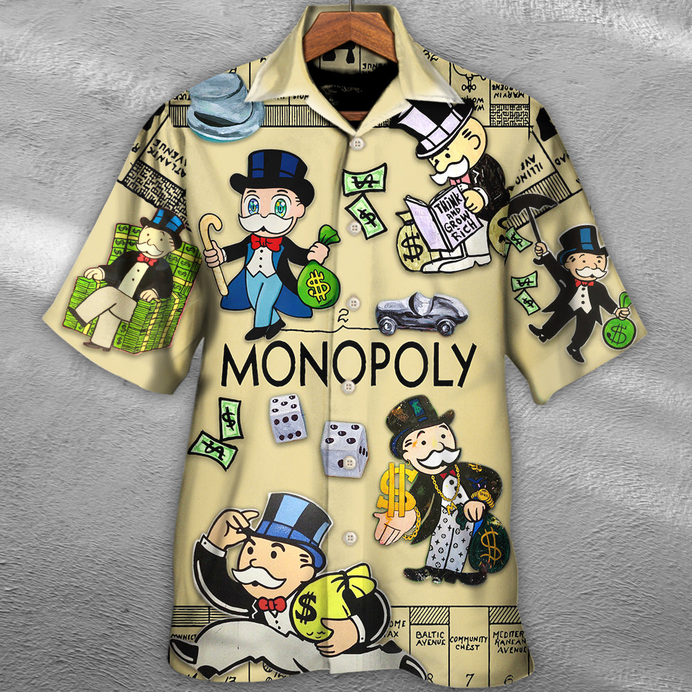 Monopoly Amazing Style - Hawaiian Shirt - Owls Matrix LTD