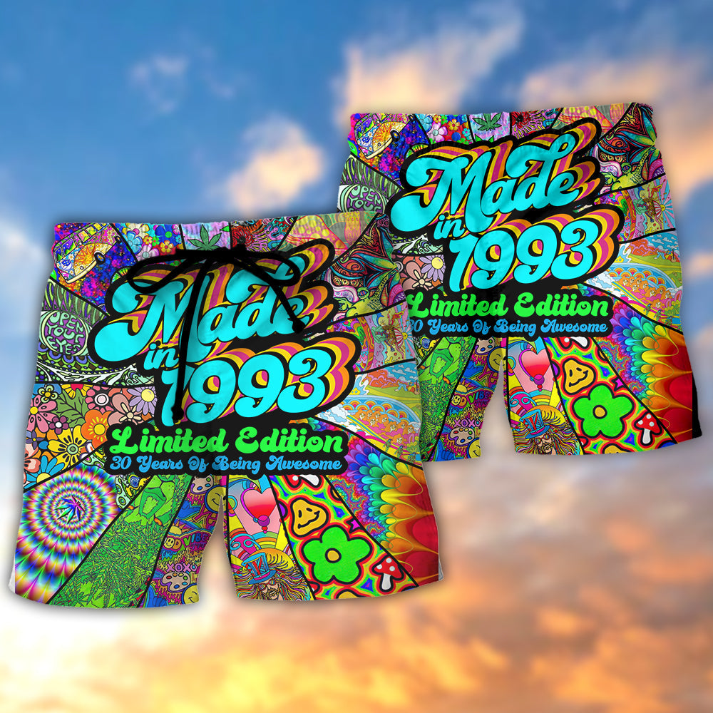 Age - Made in 1993 Limited Edition 30 Years Of Being Awesome - Beach Short - Owls Matrix LTD