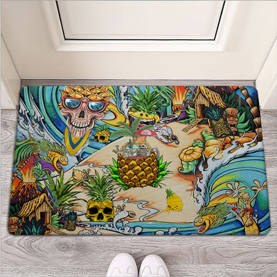 Skull Pineapple Fruit Amazing - Doormat - Owls Matrix LTD