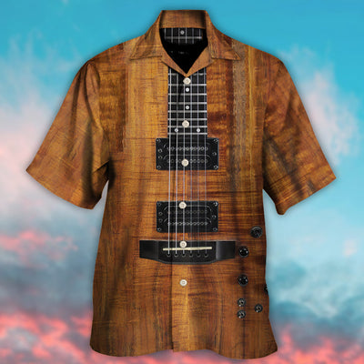 Guitar Acoustic Electric Guitar - Hawaiian Shirt - Owls Matrix LTD