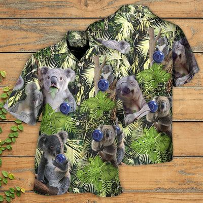Lawn Bowling Koala In Jungle Play Lawn Bowling - Hawaiian Shirt - Owls Matrix LTD