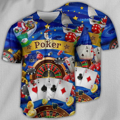 Poker Gambling Born To Play Poker Forced To Work Love Play - Baseball Jersey - Owls Matrix LTD
