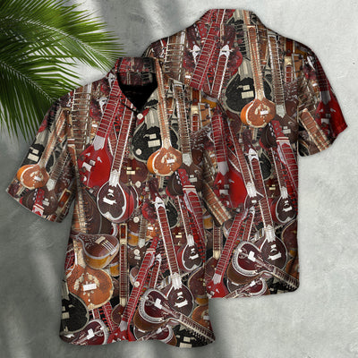 Sitar I'm Awesome I Play Sitar Music - Hawaiian Shirt - Owls Matrix LTD