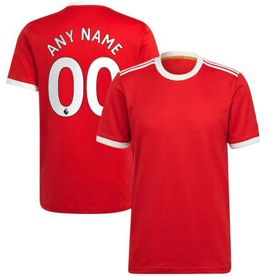 Custom Bright Red And White Collar - Soccer Uniform Jersey