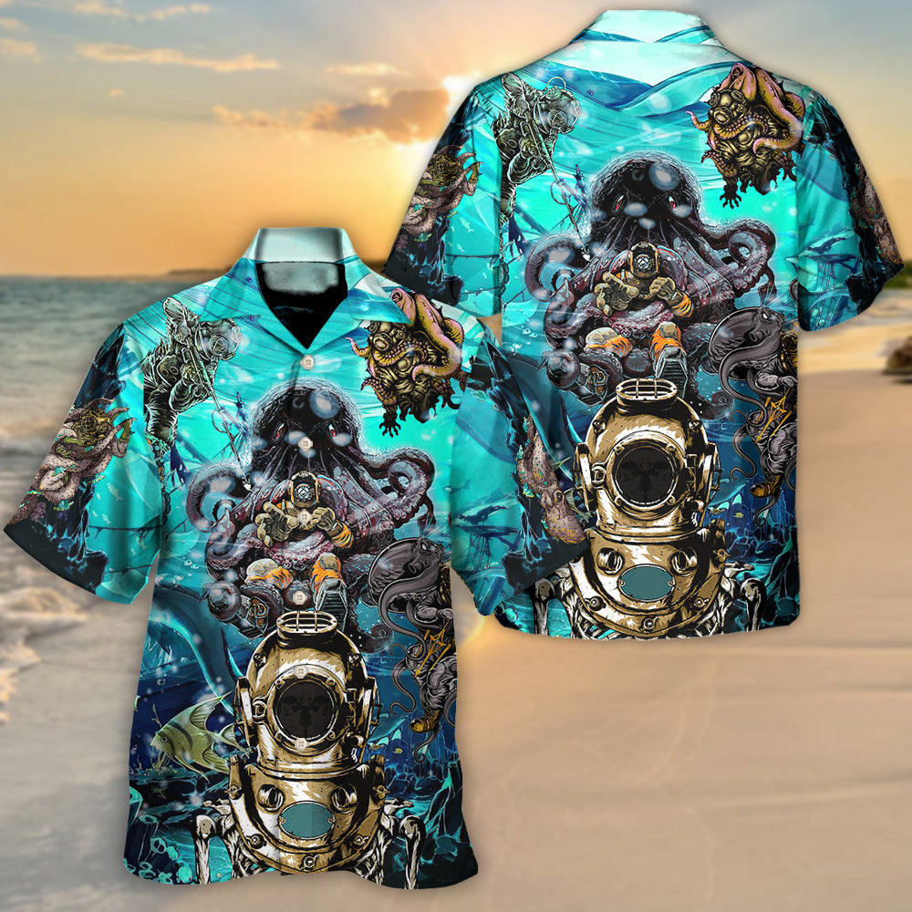 Scuba Diving A Day Without Scuba Diving Probably Wouldn't Kill Me But Why Risk It - Hawaiian Shirt