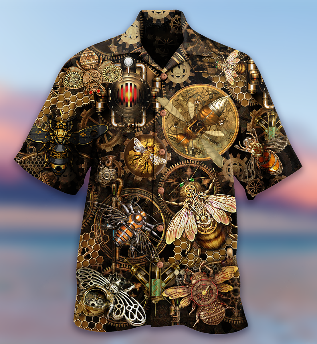 Bug Machine Classic Style - Hawaiian Shirt - Owls Matrix LTD