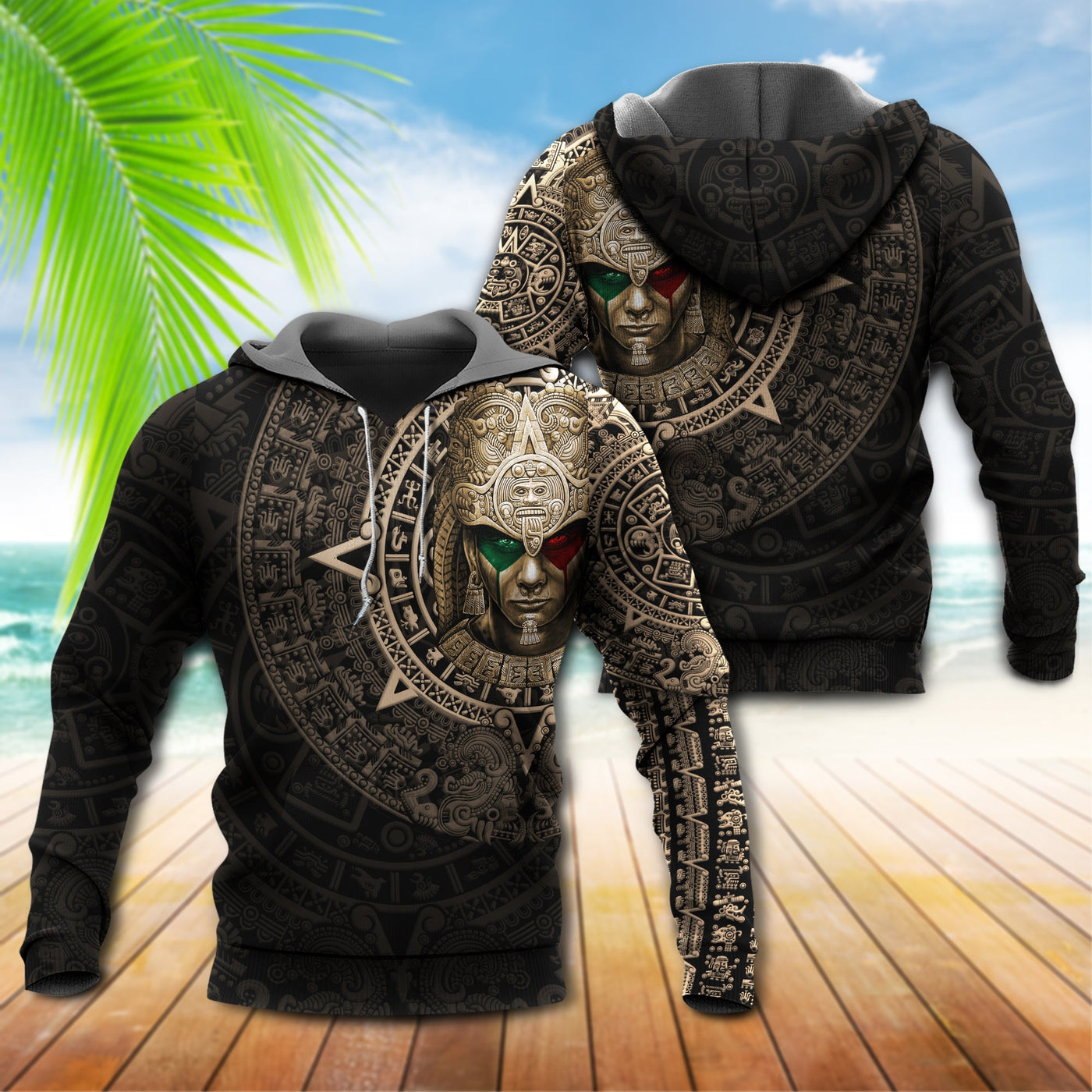 Aztec Mexican So Cool - Hoodie - Owls Matrix LTD