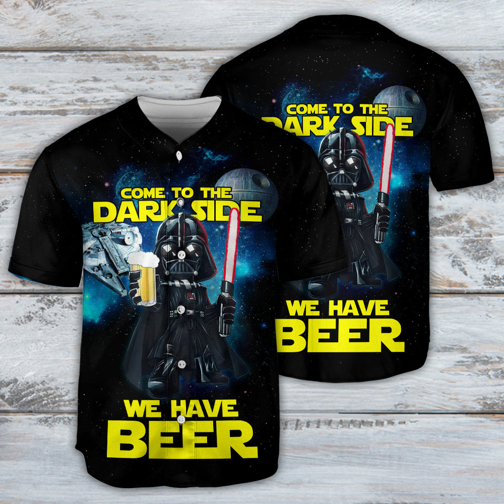 Star Wars Darth Vader Dark Side Beer - Baseball Jersey