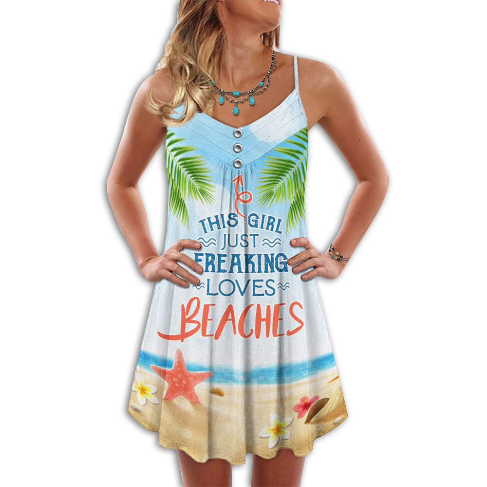 Beach Girl Love The Trip - Summer Dress - Owls Matrix LTD