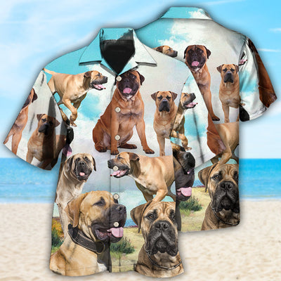 Bullmastiff Dog Beautiful Style - Hawaiian Shirt - Owls Matrix LTD
