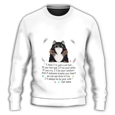 Christmas Sweater / S Cat I'll Always Be By Your Side Shirt Personalized - Sweater - Ugly Christmas Sweaters - Owls Matrix LTD