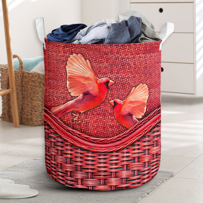 Cardinal Rattan Teaxture Red Style - Laundry Basket - Owls Matrix LTD