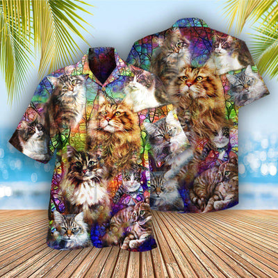 Cat Life Is Better With Cat - Hawaiian Shirt - Owls Matrix LTD