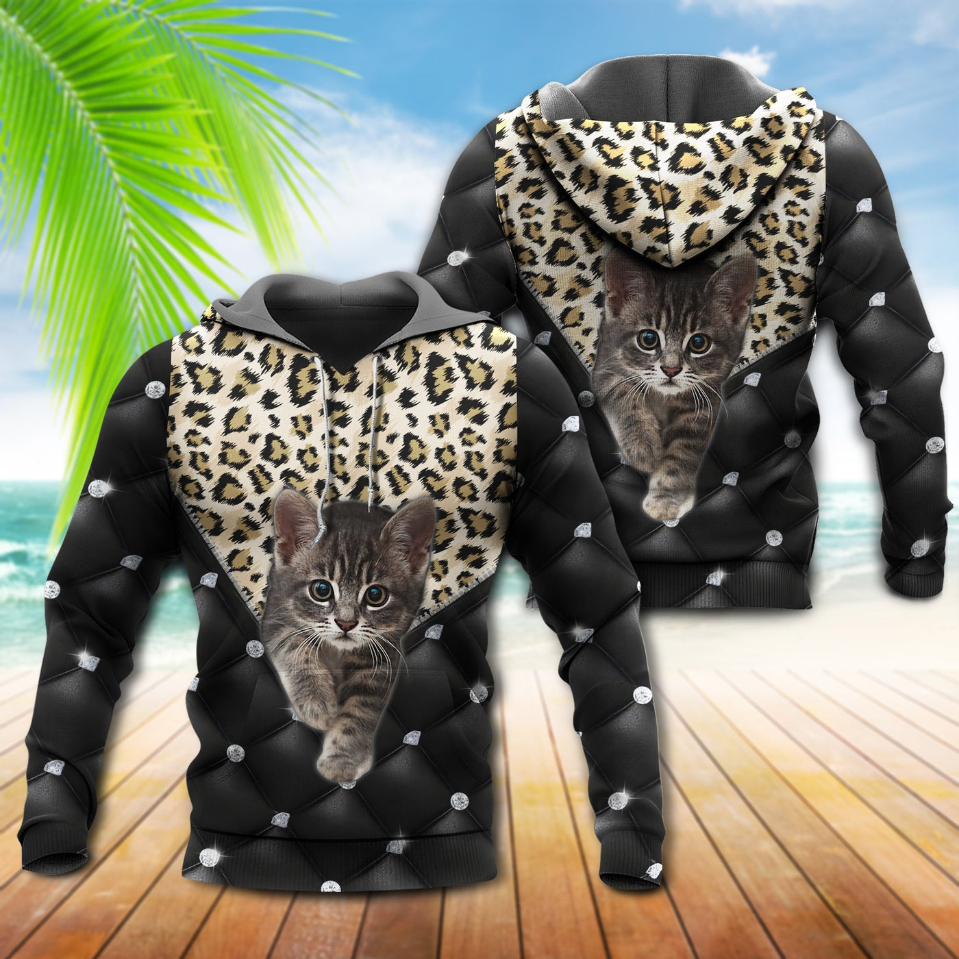 Cat Lover Black Style So Amazing - Hoodie - Owls Matrix LTD