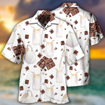 Chocolate Milk Is Cheaper Than Therapy Basic Style - Hawaiian Shirt - Owls Matrix LTD
